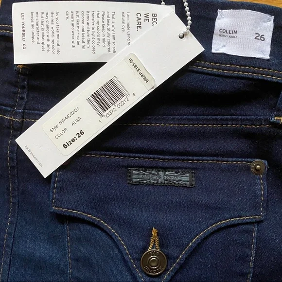 NEW Hudson Collin skinny ankle sz 26 - Picture 2 of 3